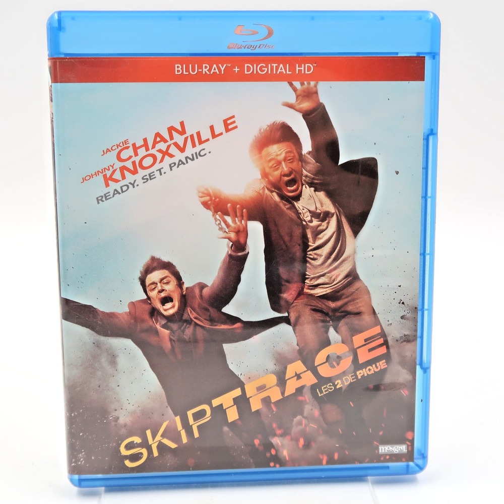 Skiptrace Blu-ray 2016 Jackie Chan Johnny Knoxville Action Comedy Movie PG